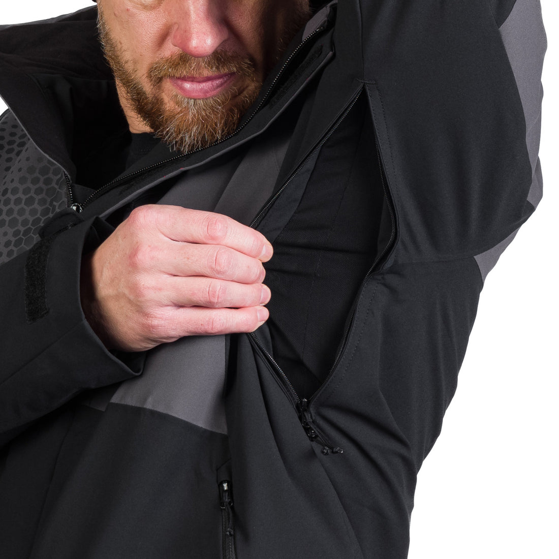 Men's ski insulated trendy jacket WASH