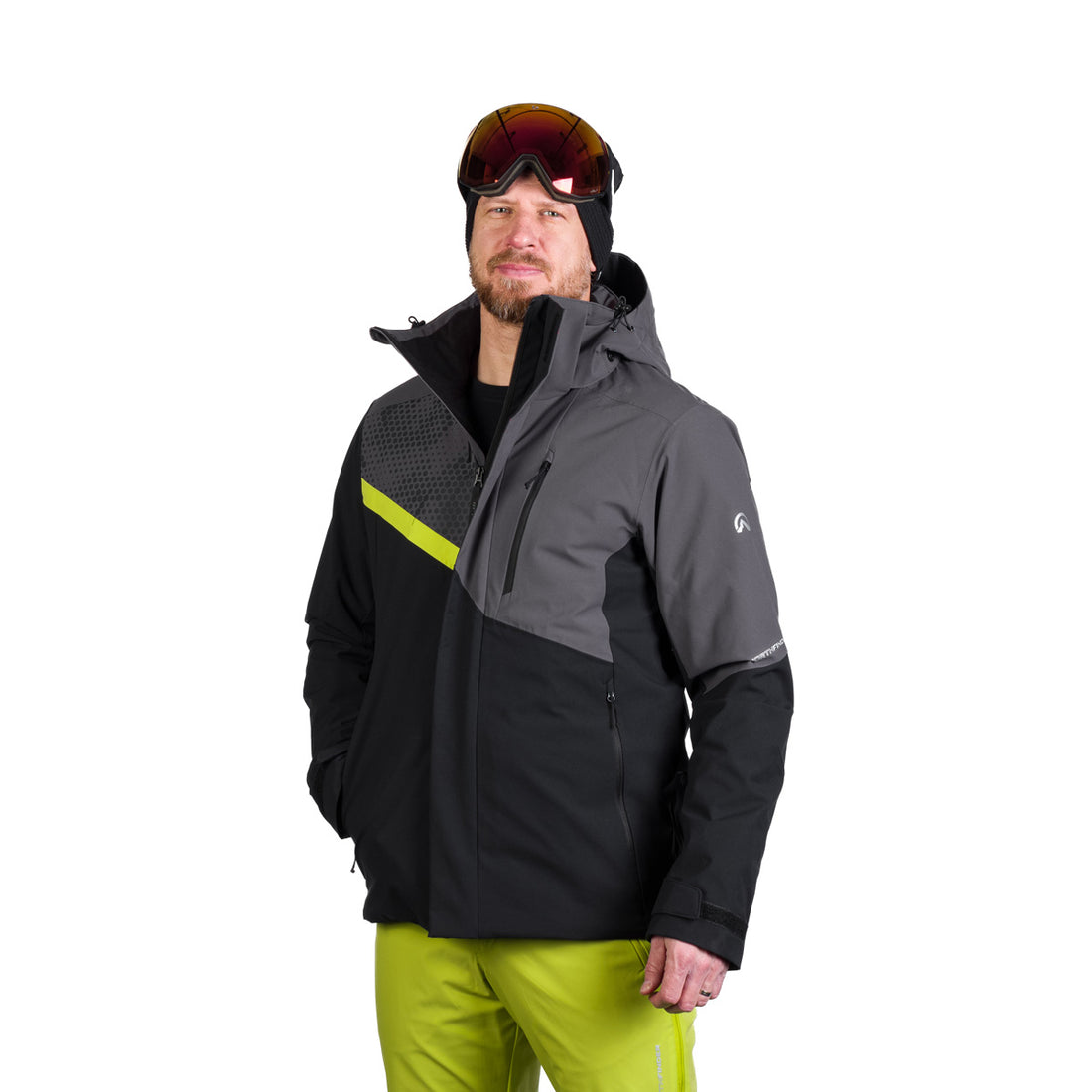 Men's ski insulated trendy jacket WASH