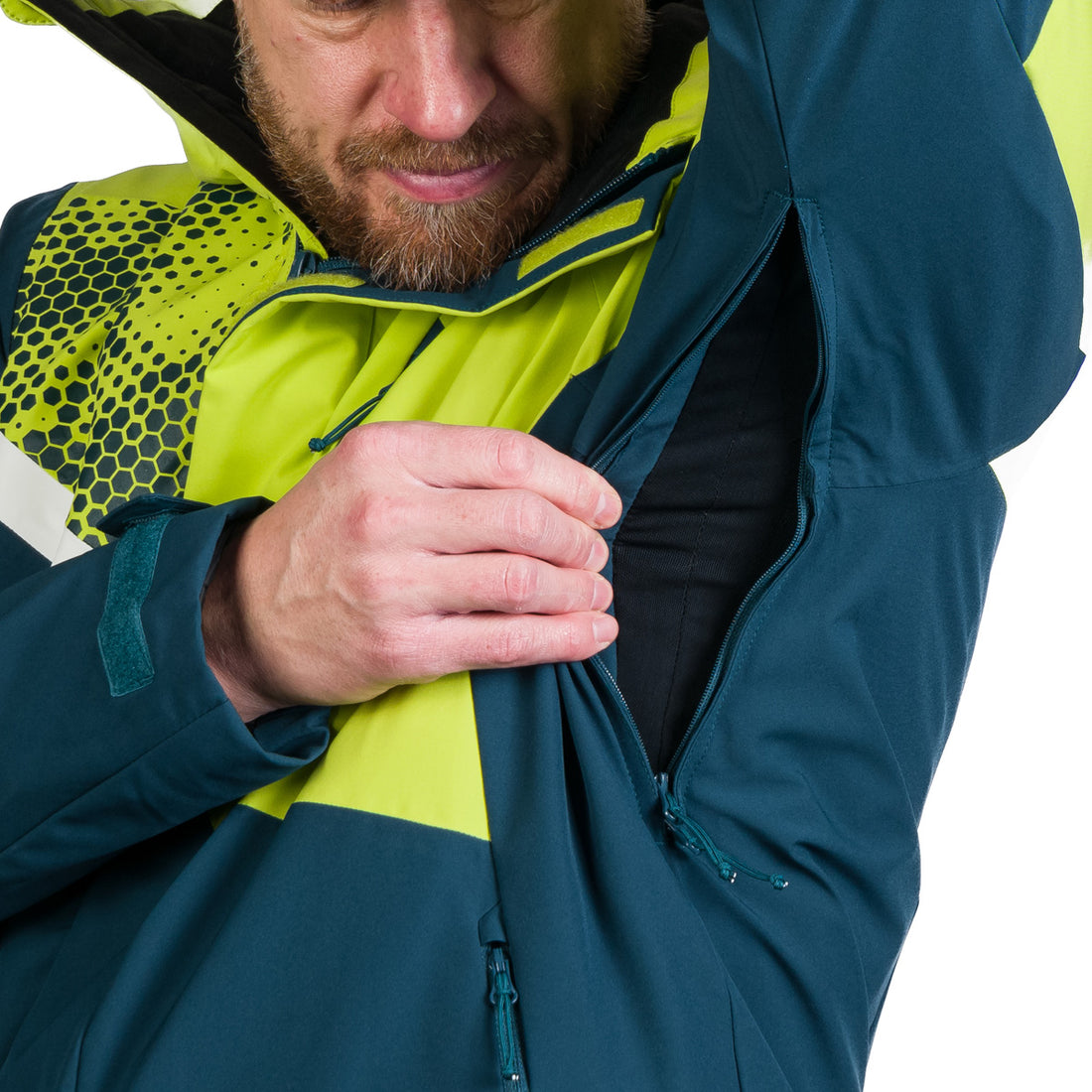 Men's ski insulated trendy jacket WASH