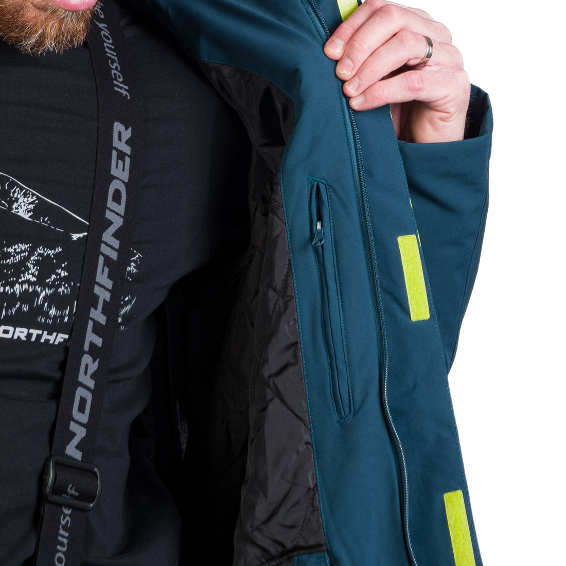 Men's ski insulated trendy jacket WASH