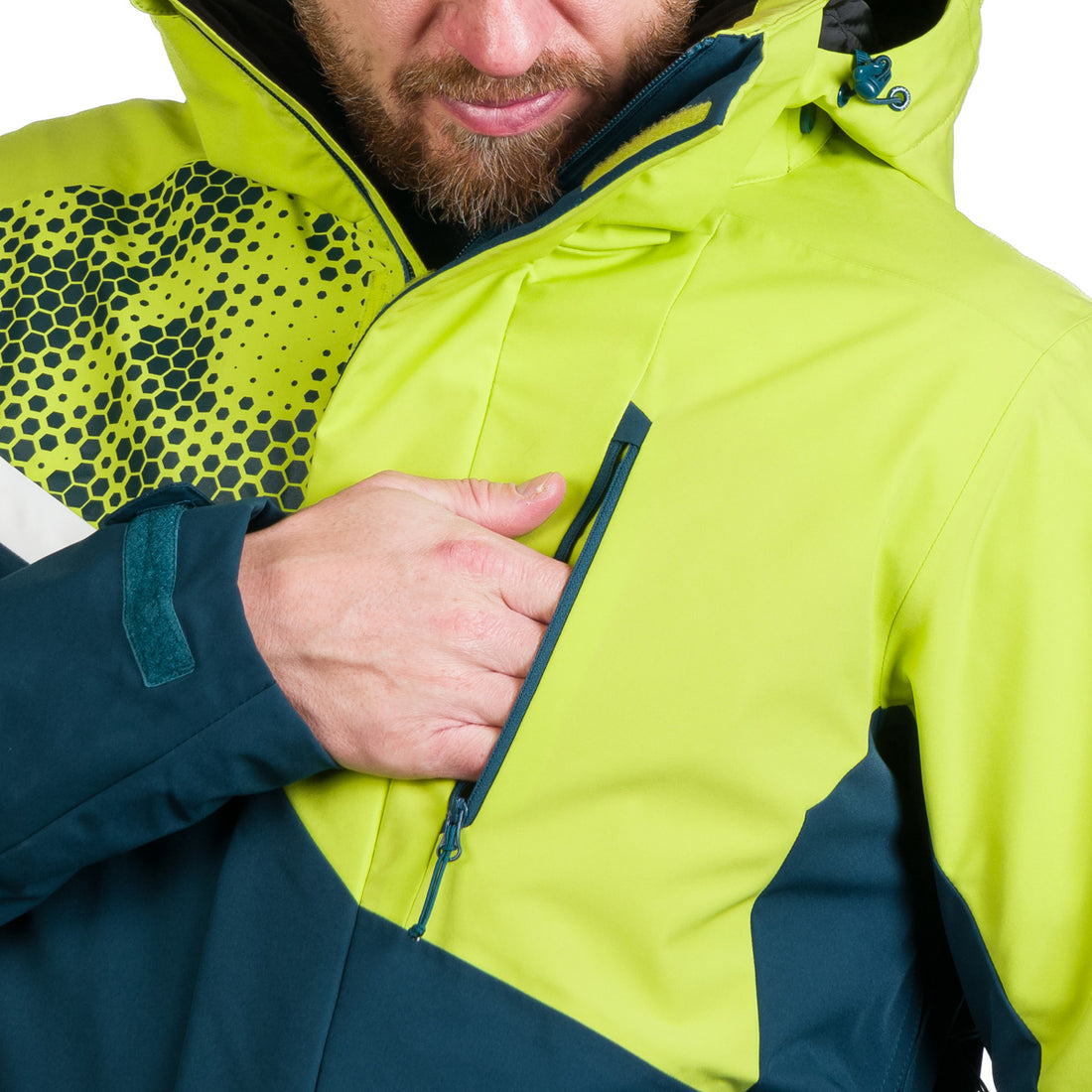 Men's ski insulated trendy jacket WASH