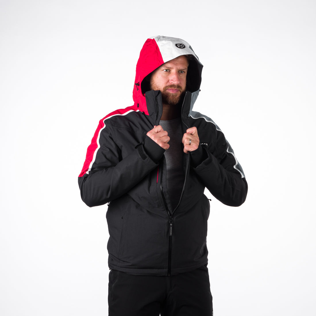Men's ski jacket BU-36528SNW