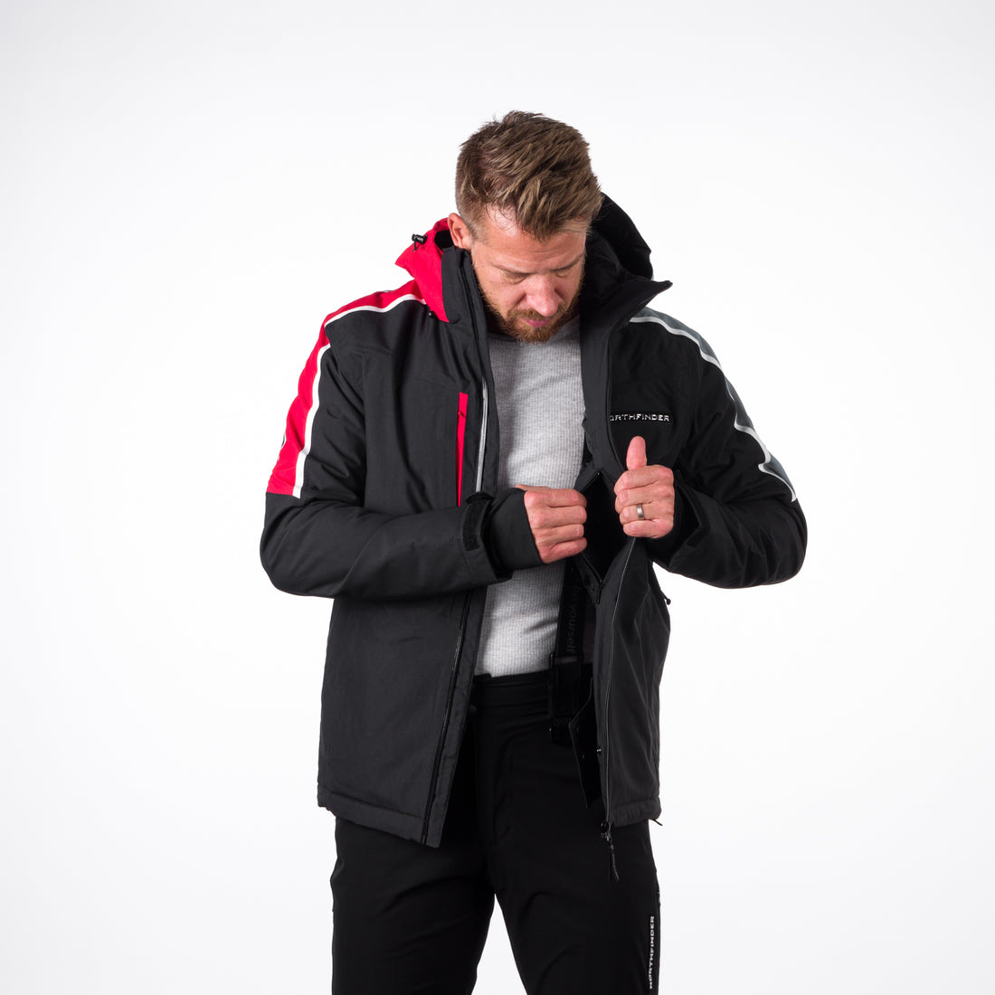 Men's ski jacket BU-36528SNW