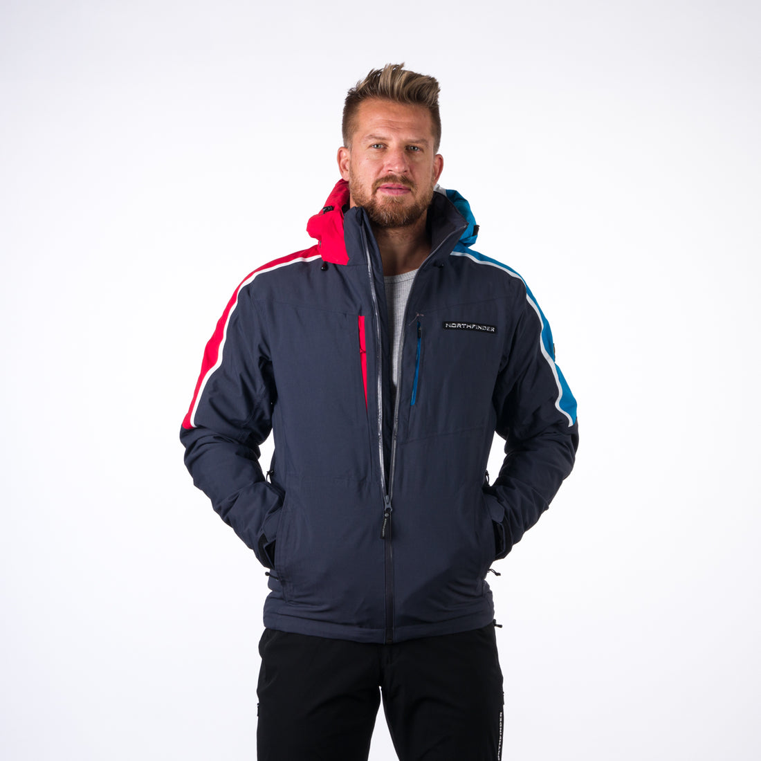 Men's ski jacket BU-36528SNW