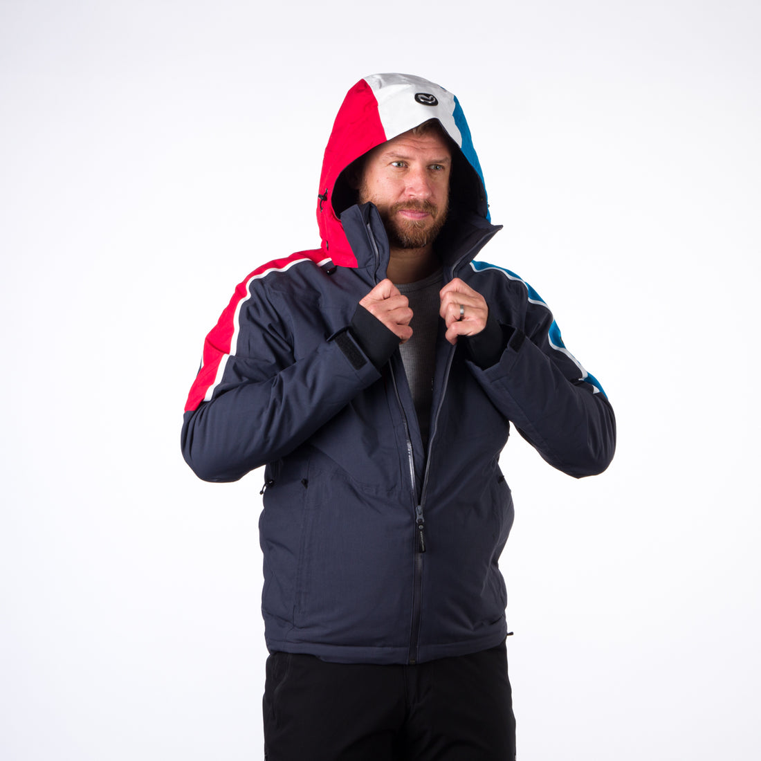 Men's ski jacket BU-36528SNW