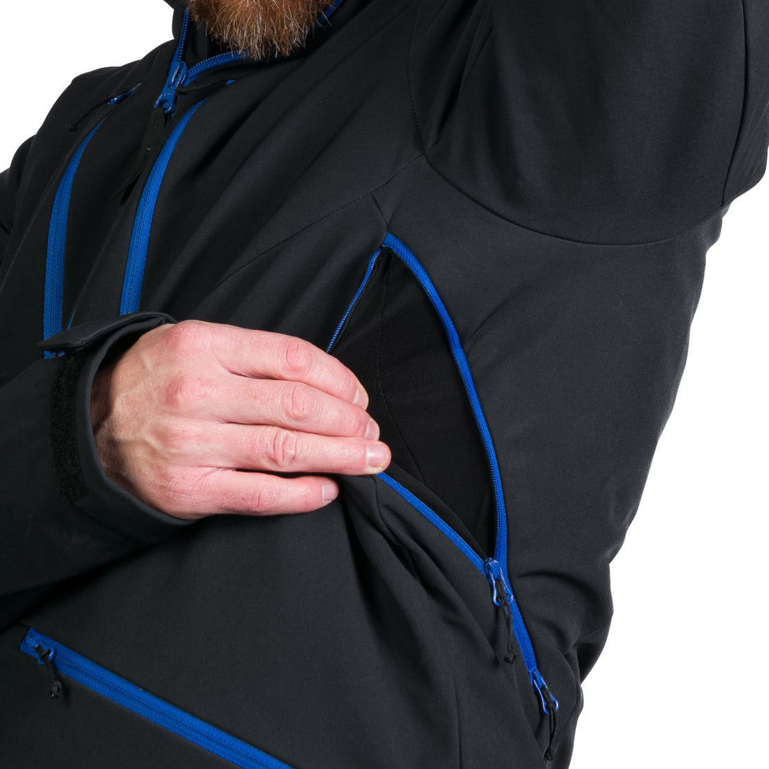 Men's ski softshell insulated jacket ALPHONSE