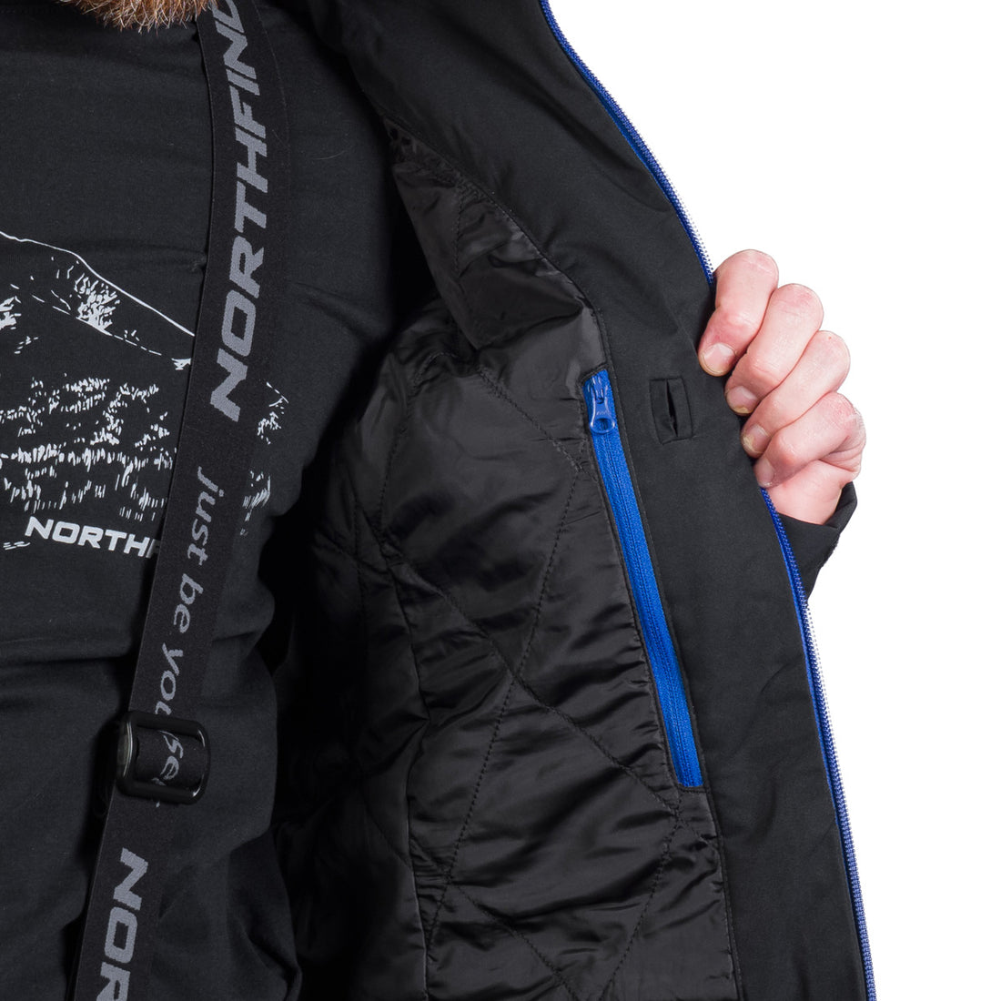 Men's ski softshell insulated jacket ALPHONSE