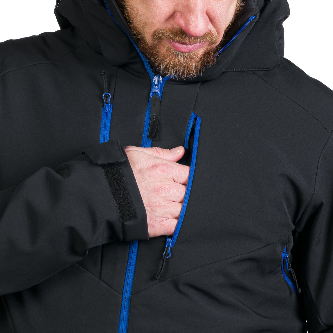 Men's ski softshell insulated jacket ALPHONSE