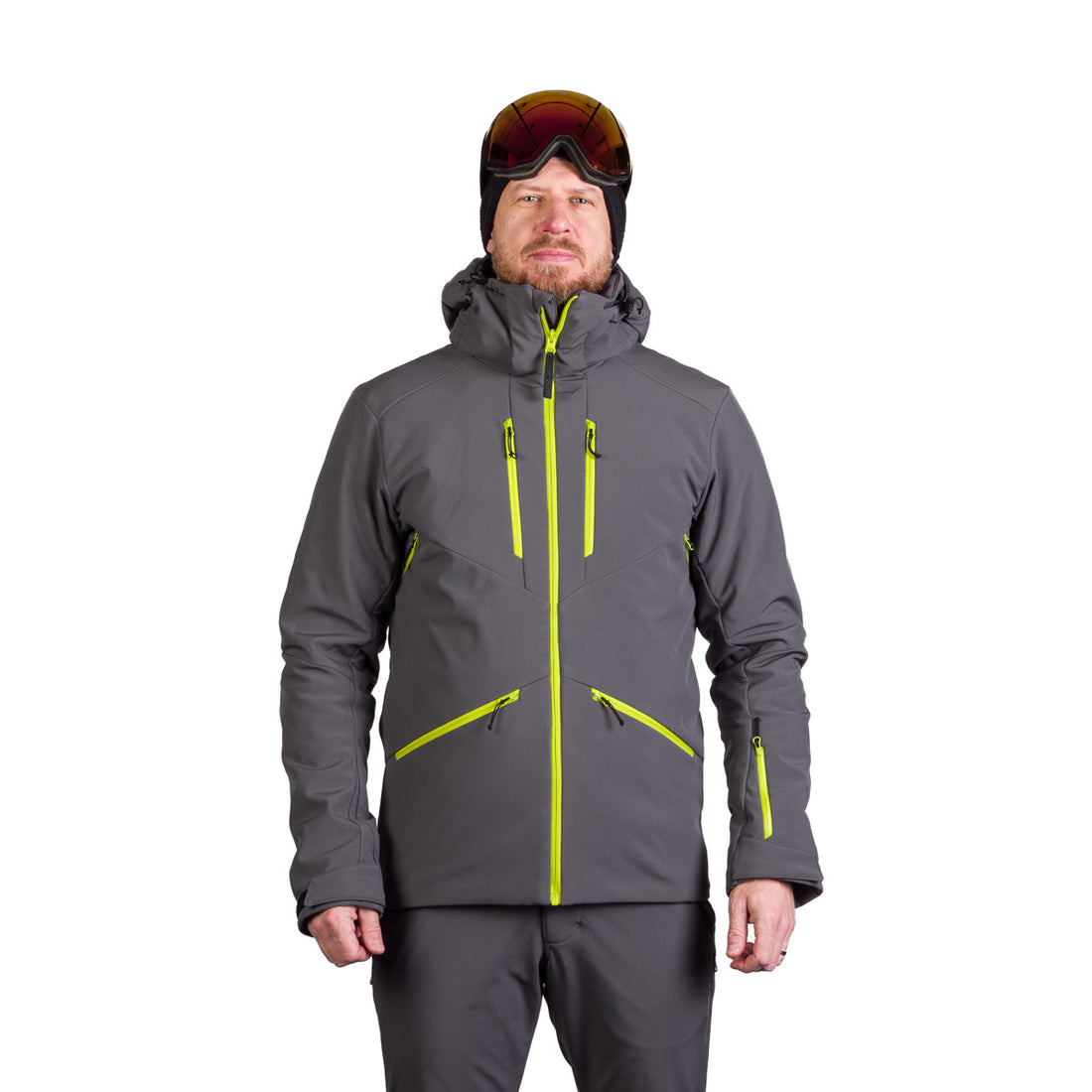Men's ski softshell insulated jacket ALPHONSE