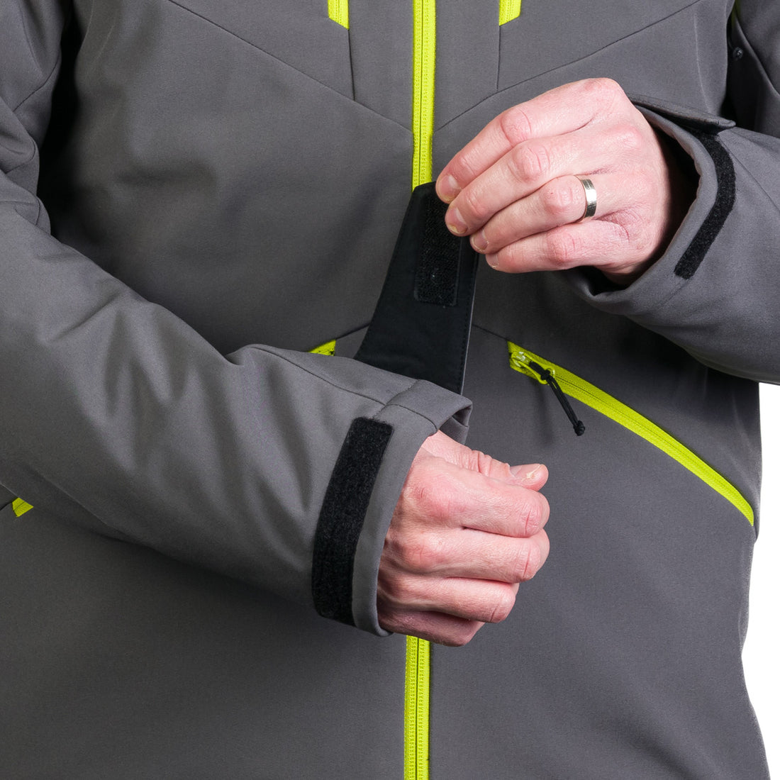 Men's ski softshell insulated jacket ALPHONSE