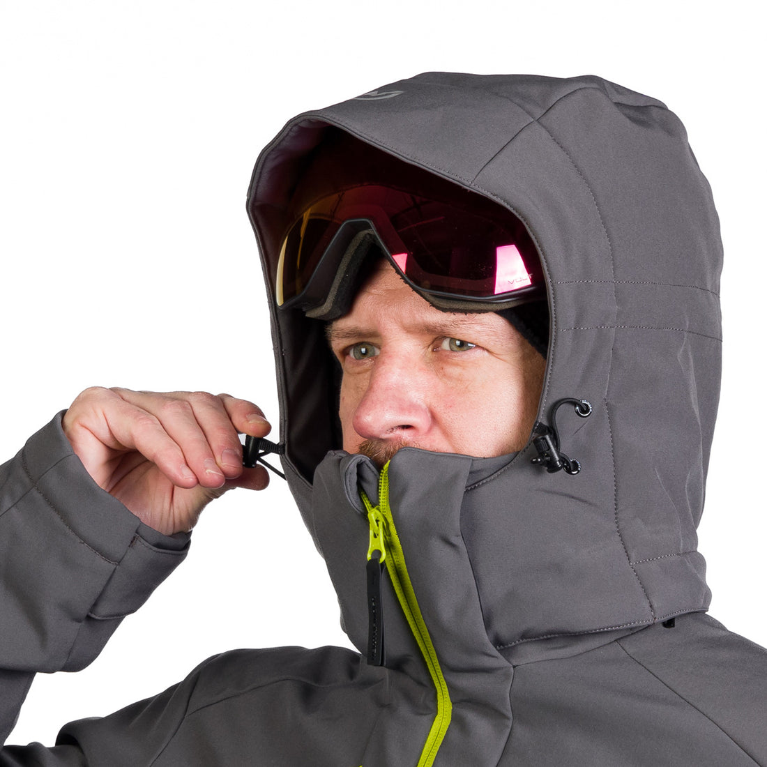 Men's ski softshell insulated jacket ALPHONSE