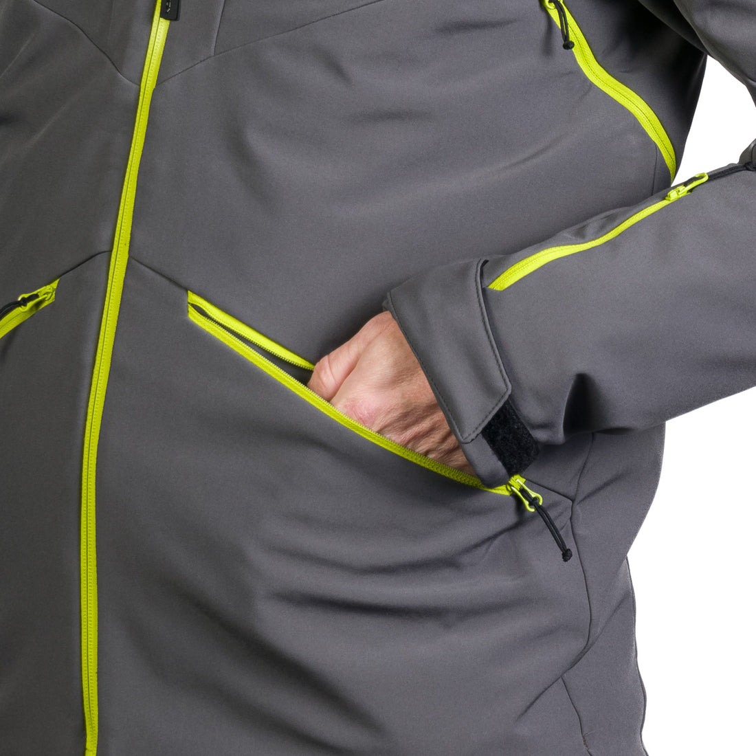 Men's ski softshell insulated jacket ALPHONSE