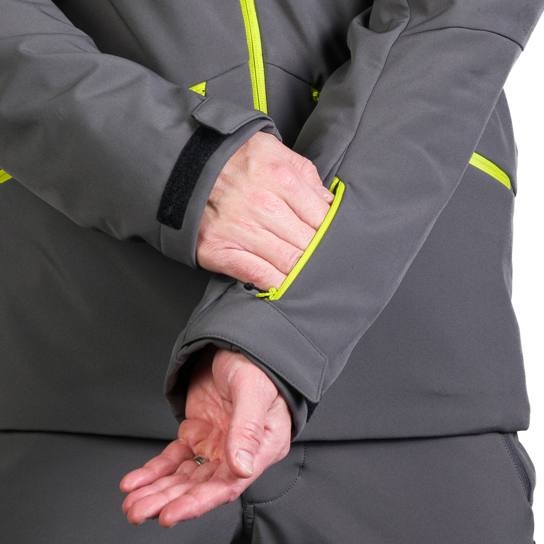 Men's ski softshell insulated jacket ALPHONSE