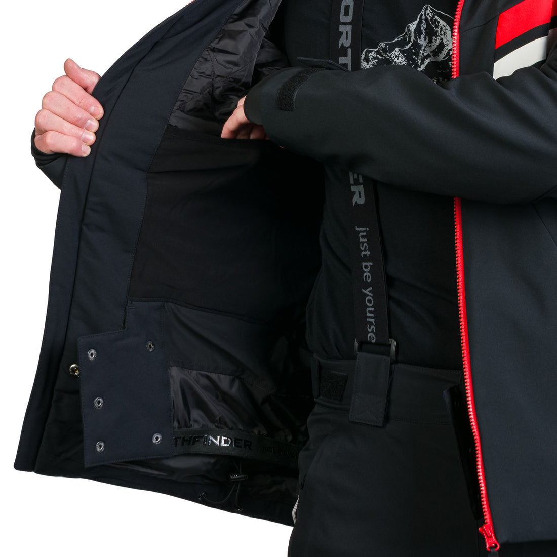  Men's ski softshell insulated UGO jacket