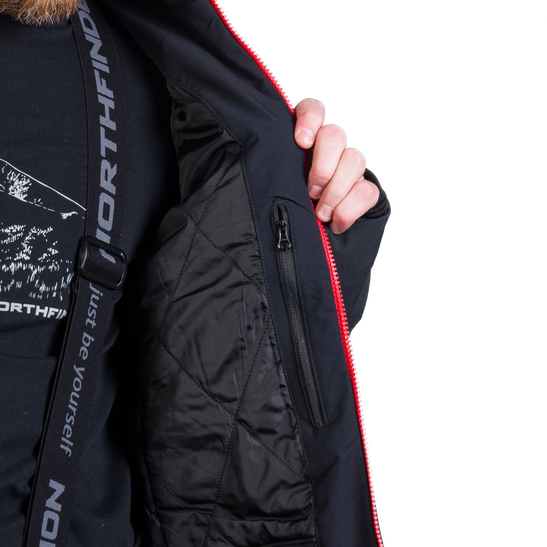  Men's ski softshell insulated UGO jacket