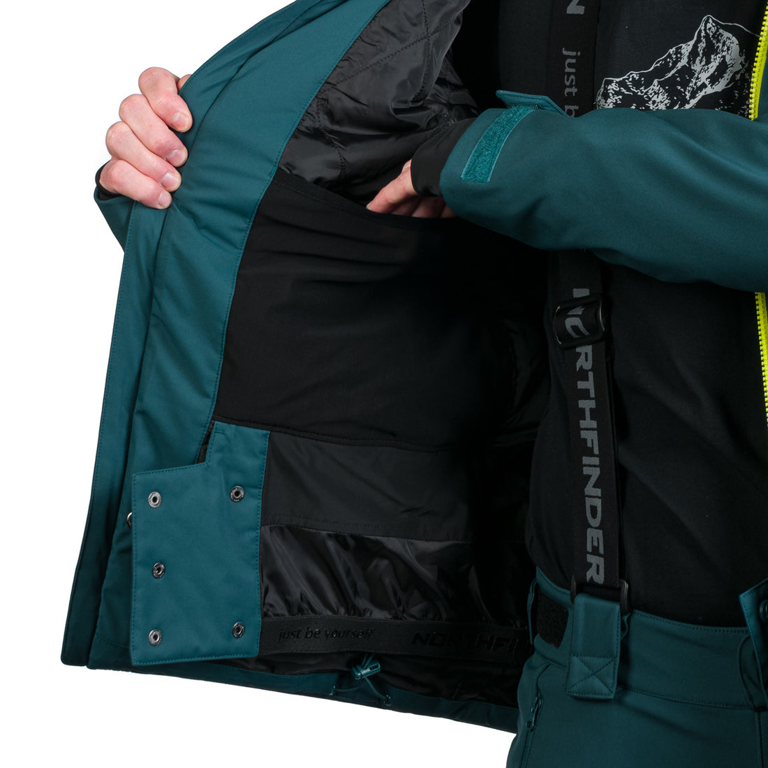  Men's ski softshell insulated UGO jacket