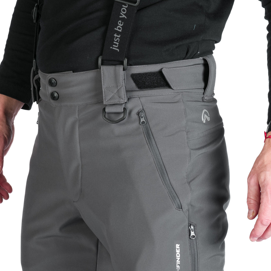 Men's ski softshell pants ERASTUS