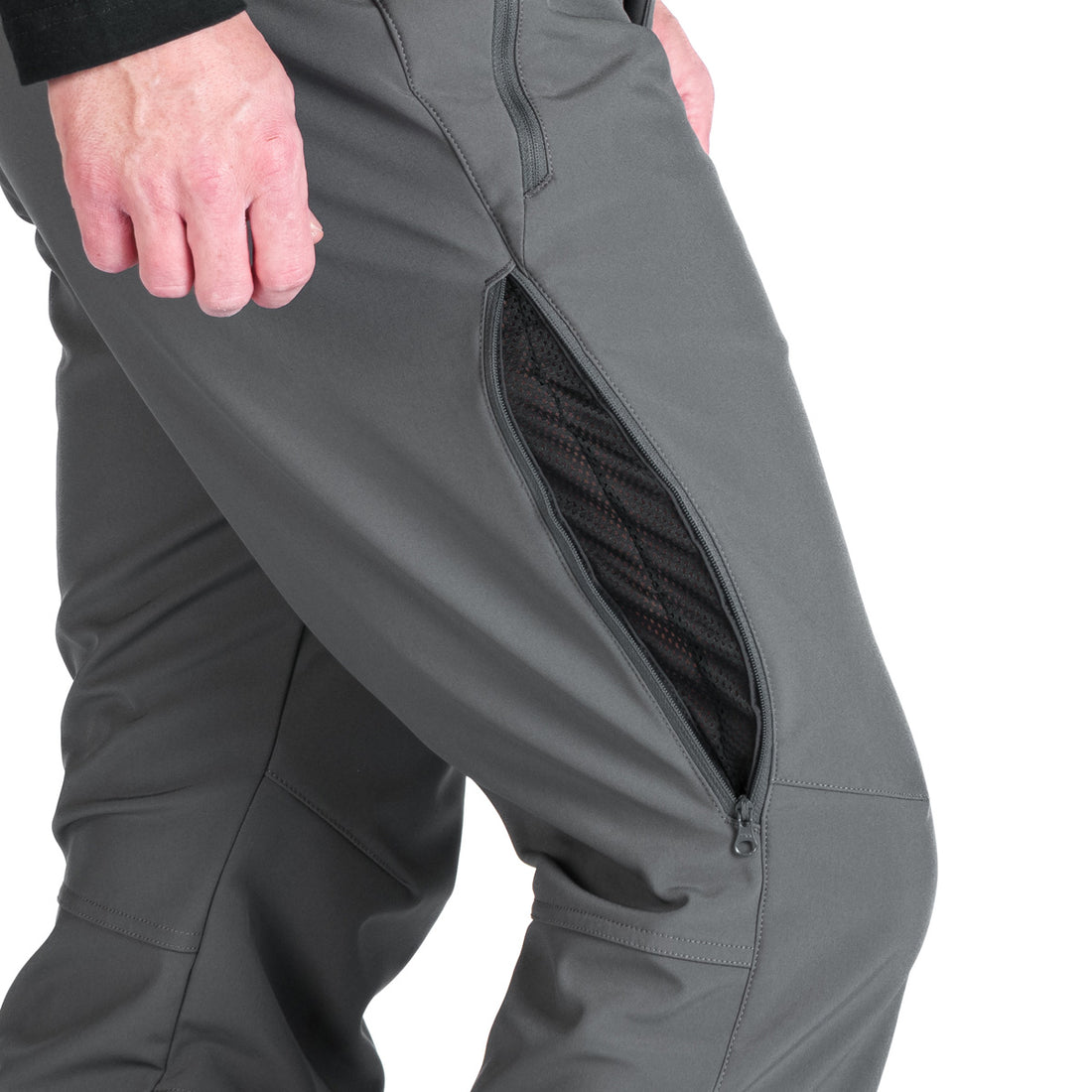 Men's ski softshell pants ERASTUS