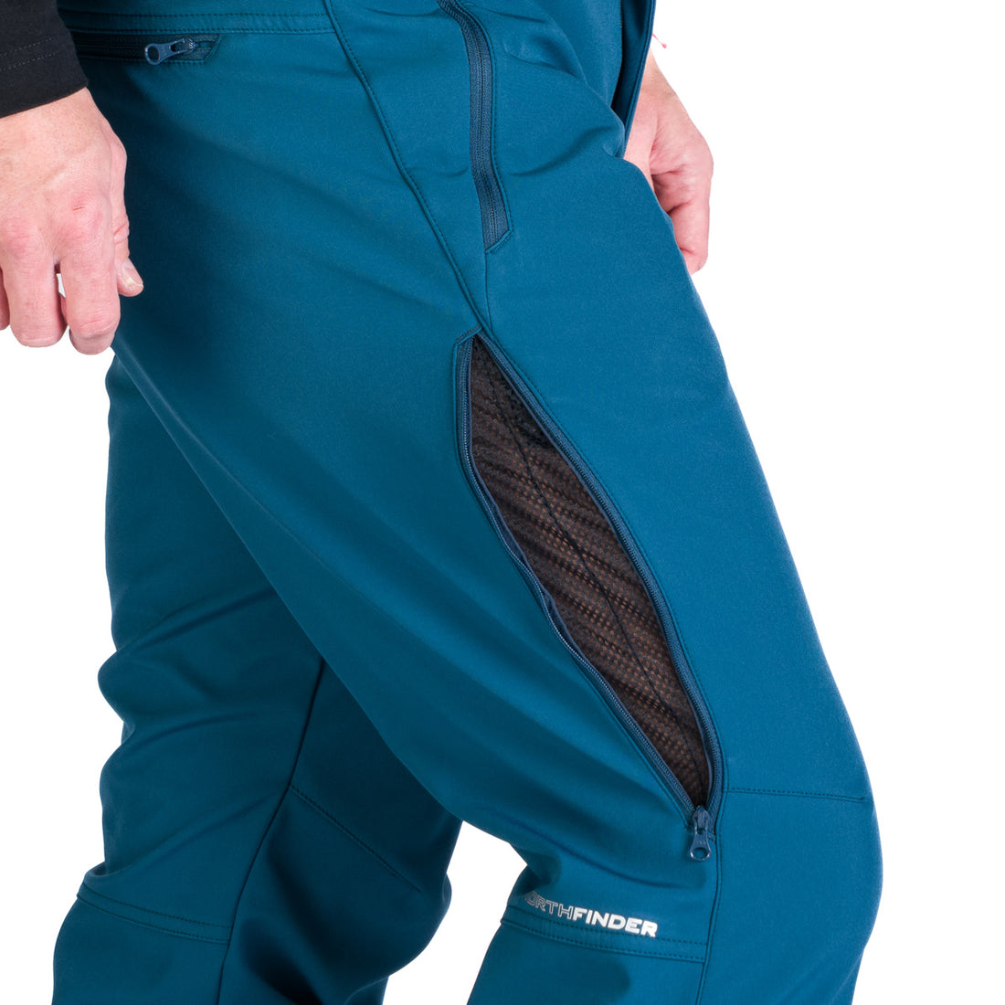 Men's ski softshell pants ERASTUS