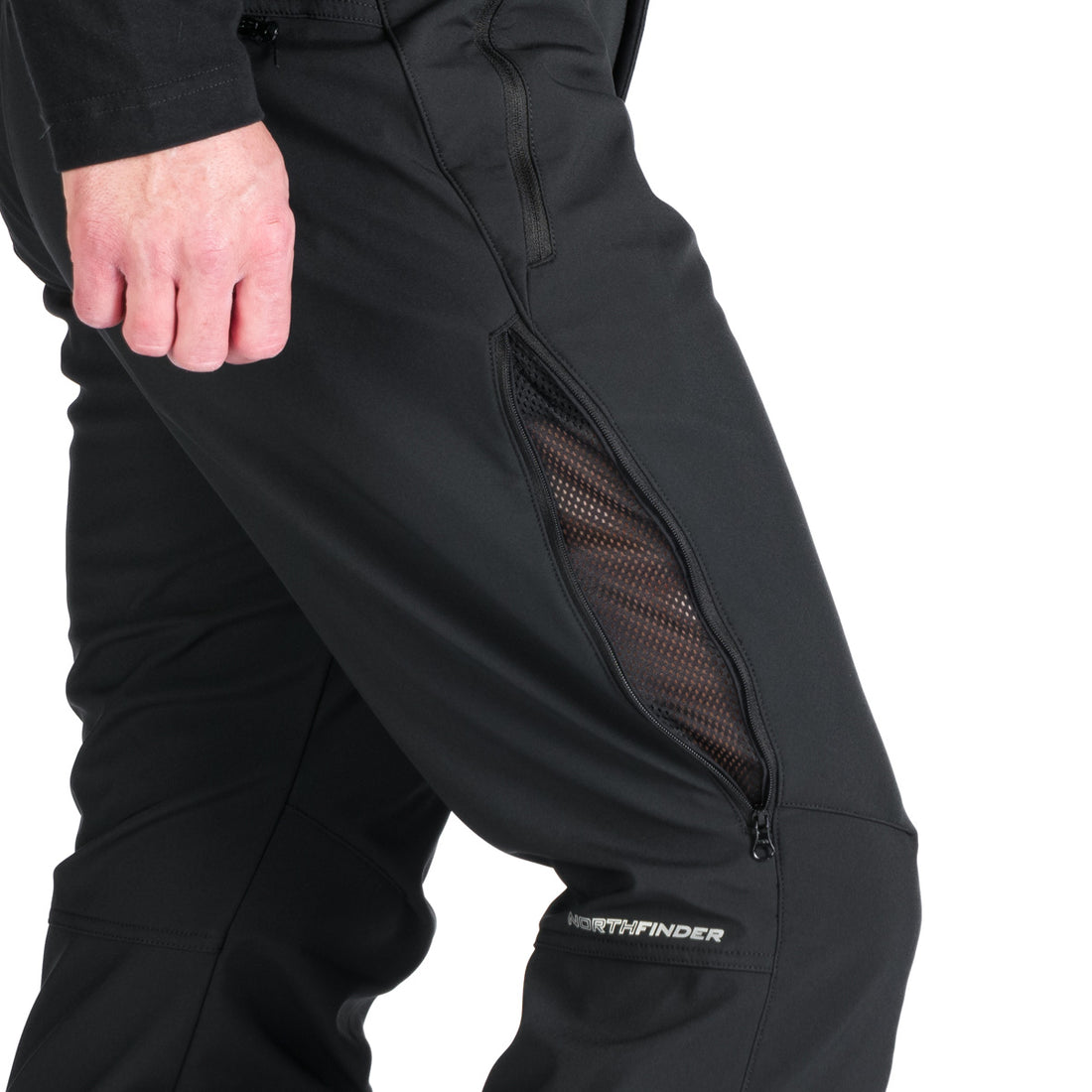 Men's ski softshell pants UMBERTO