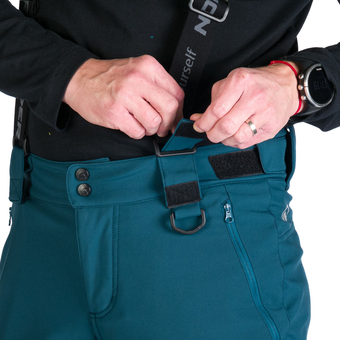 Men's ski softshell pants UMBERTO