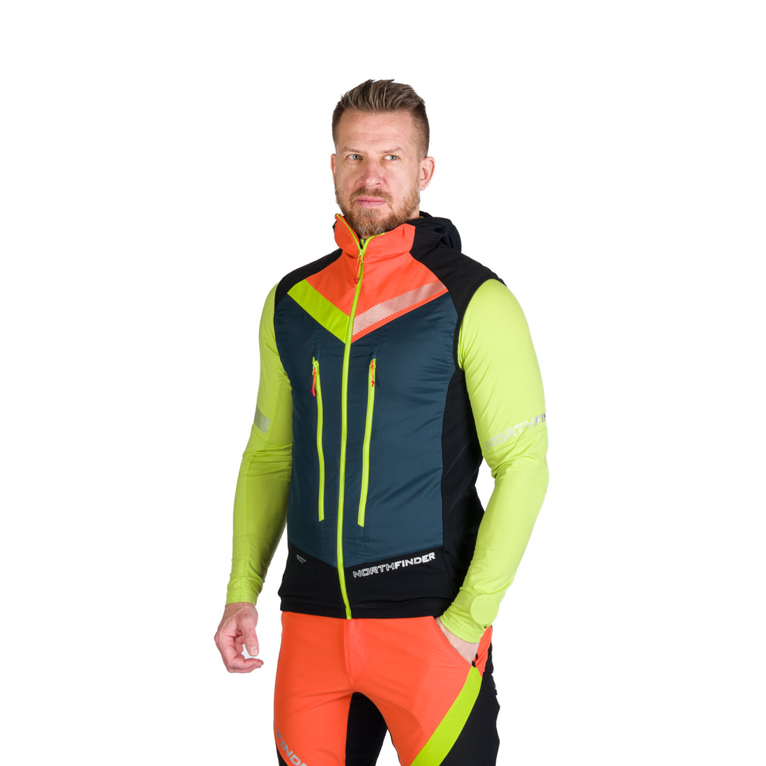 Men's ski-touring hybrid vest Polartec® Alpha® VHAN 3