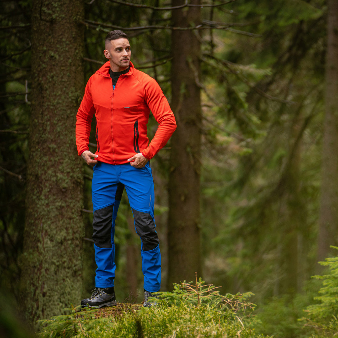 Men's softshell pants protect face outdoor 3L DAMON