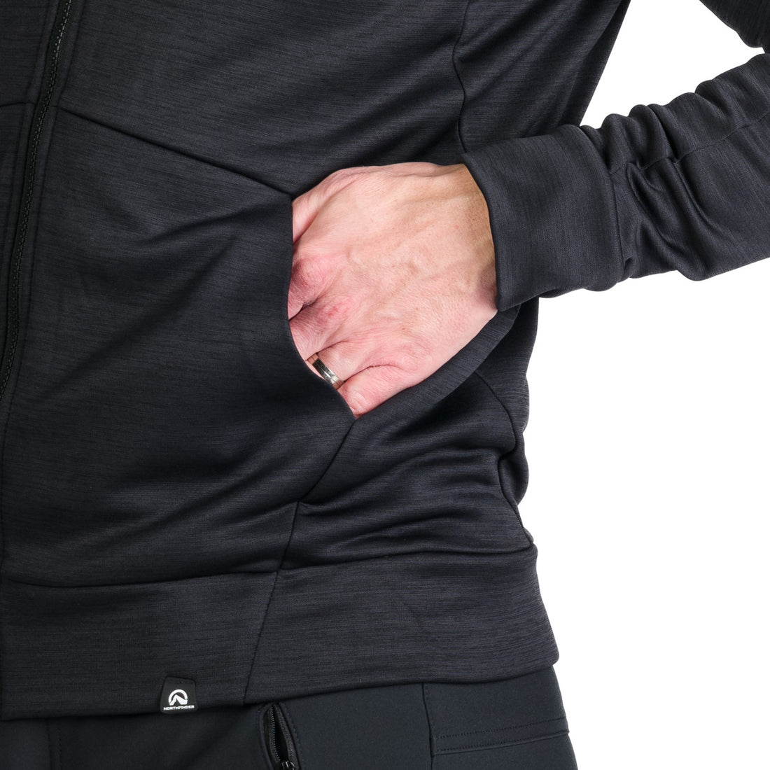 Men's technical fleece sweatshirt LUIGI