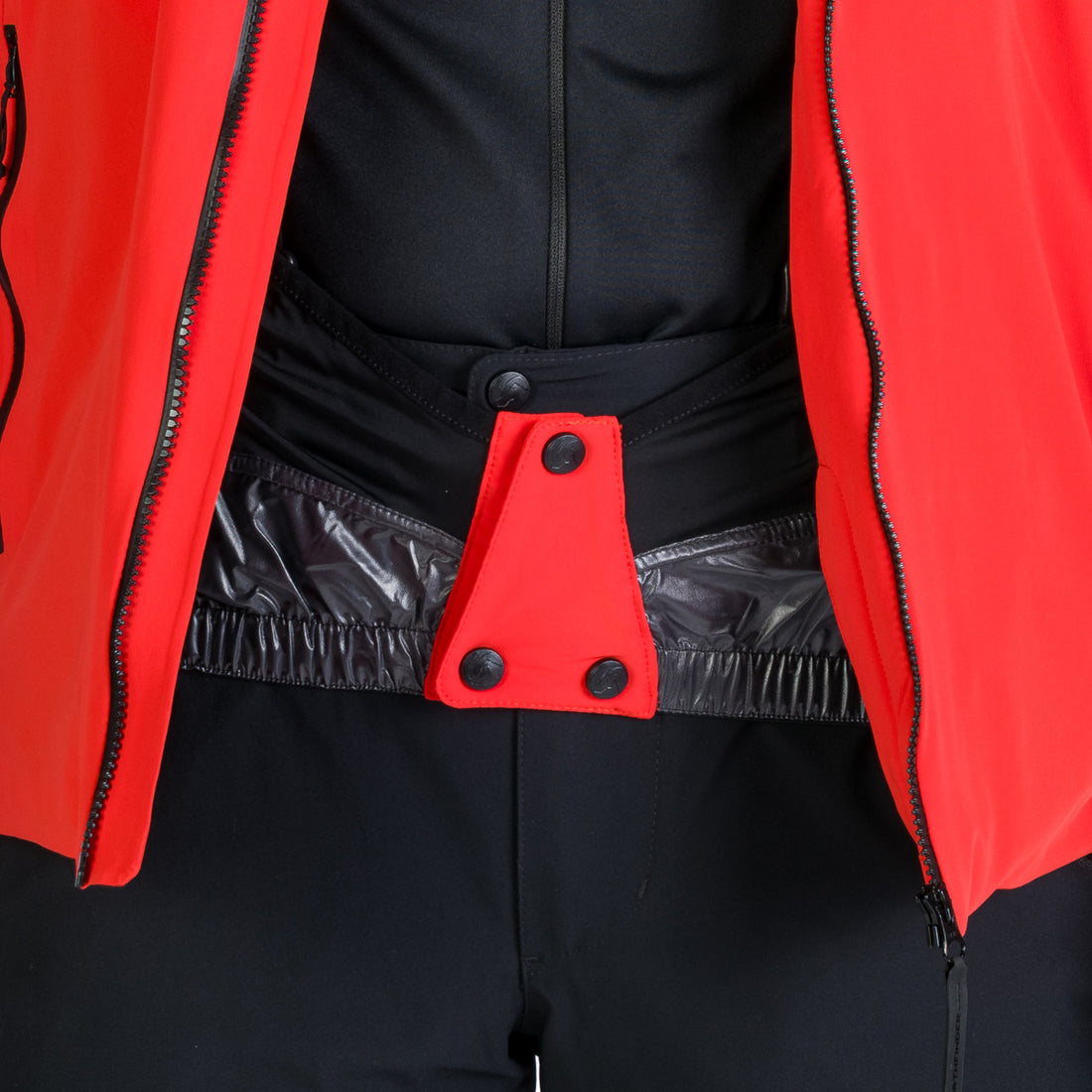 Men's technical ski jacket with full VALERIO equipment