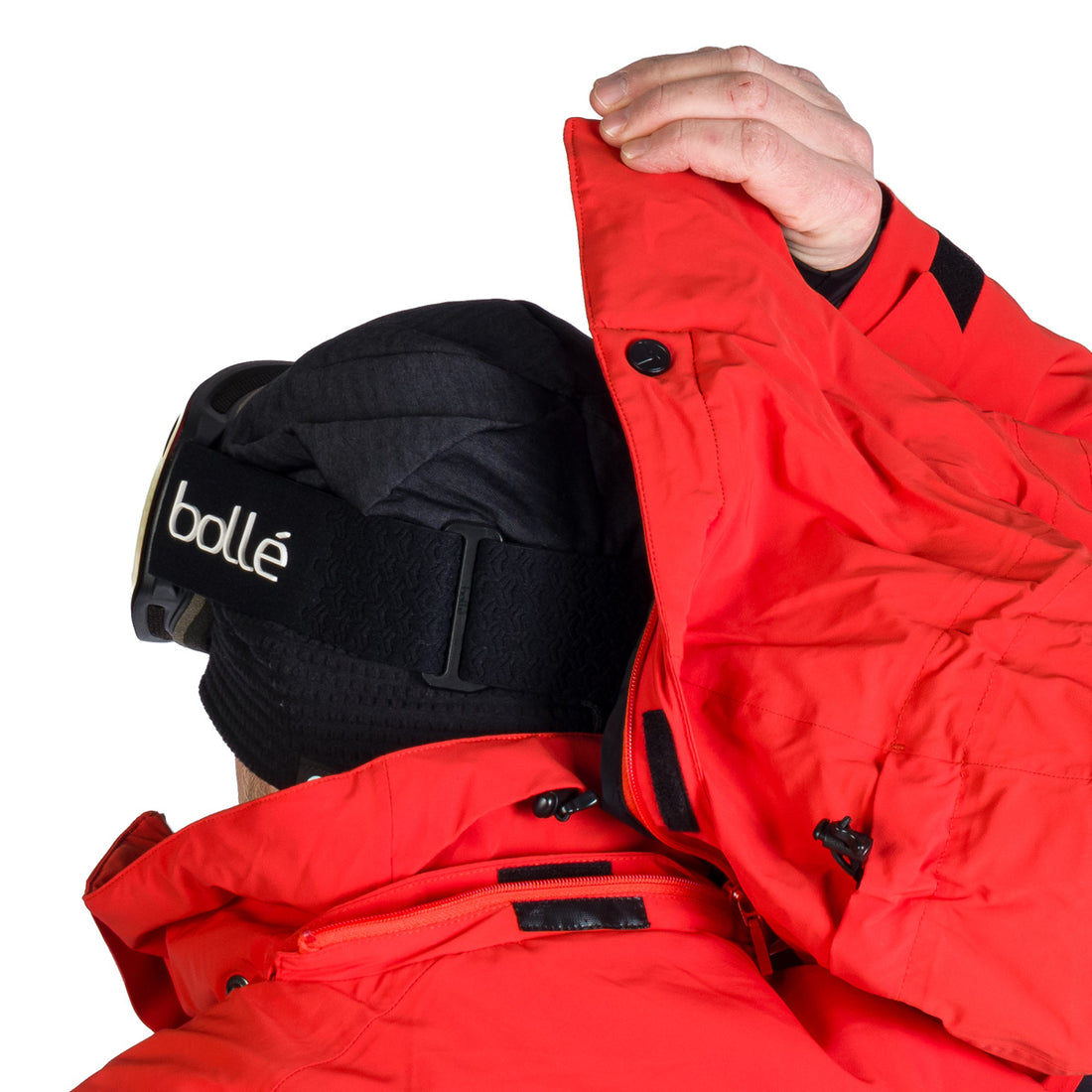 Men's technical ski jacket with full VALERIO equipment