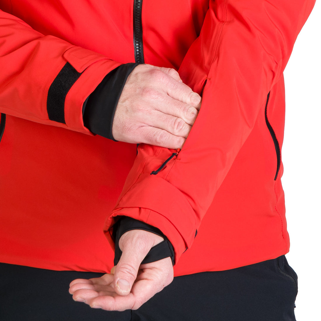 Men's technical ski jacket with full VALERIO equipment