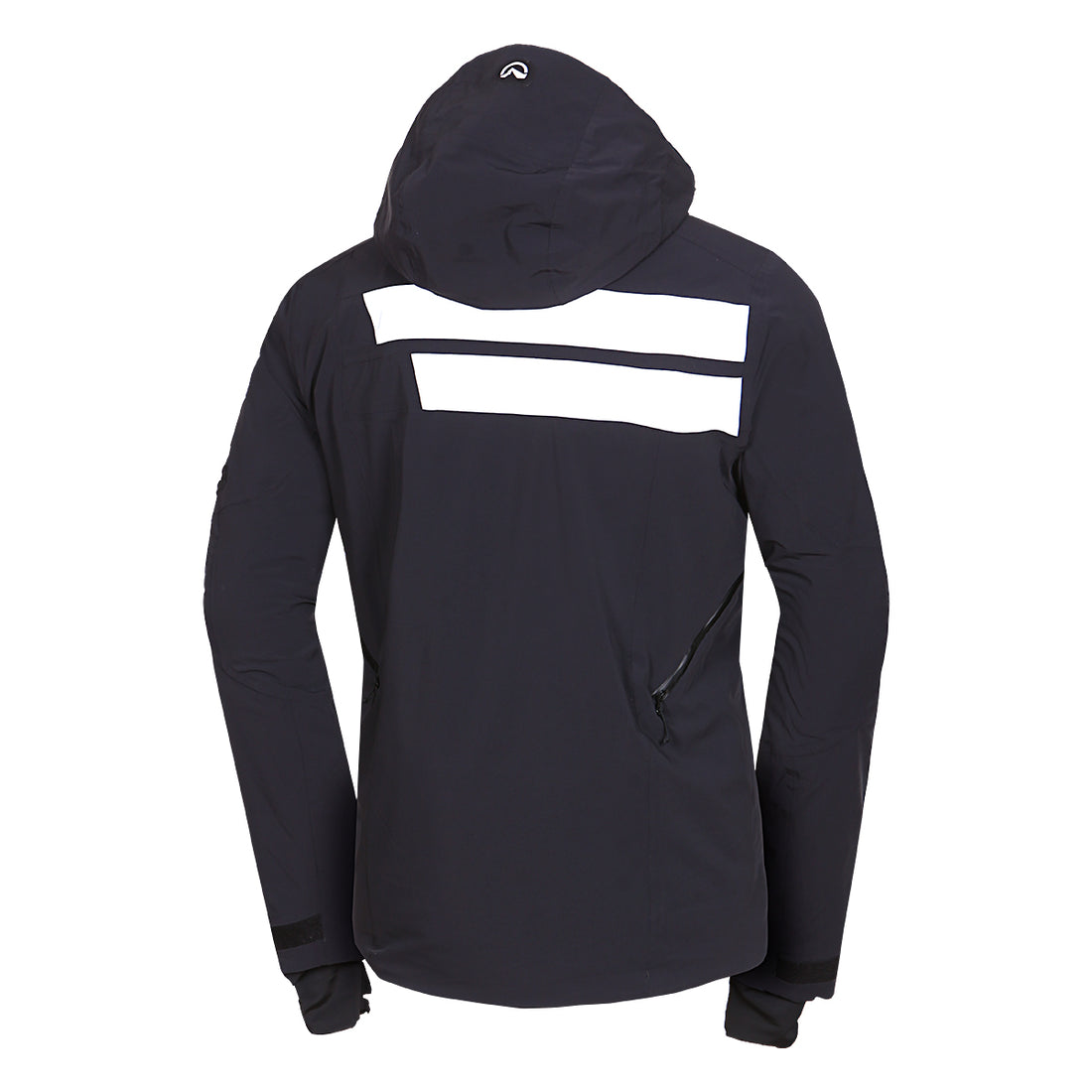 Men's technical ski jacket with full VALERIO equipment