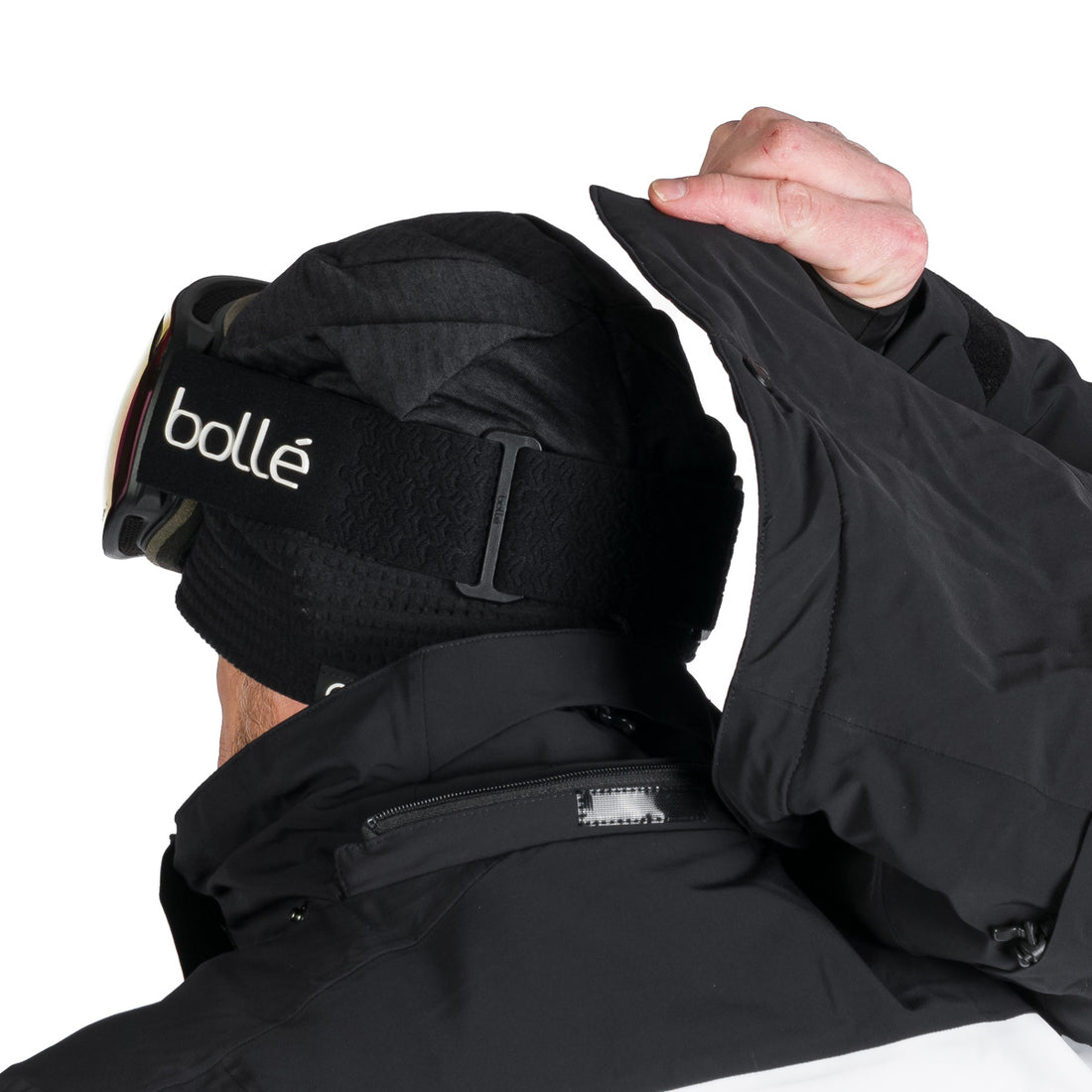 Men's technical ski jacket with full VALERIO equipment