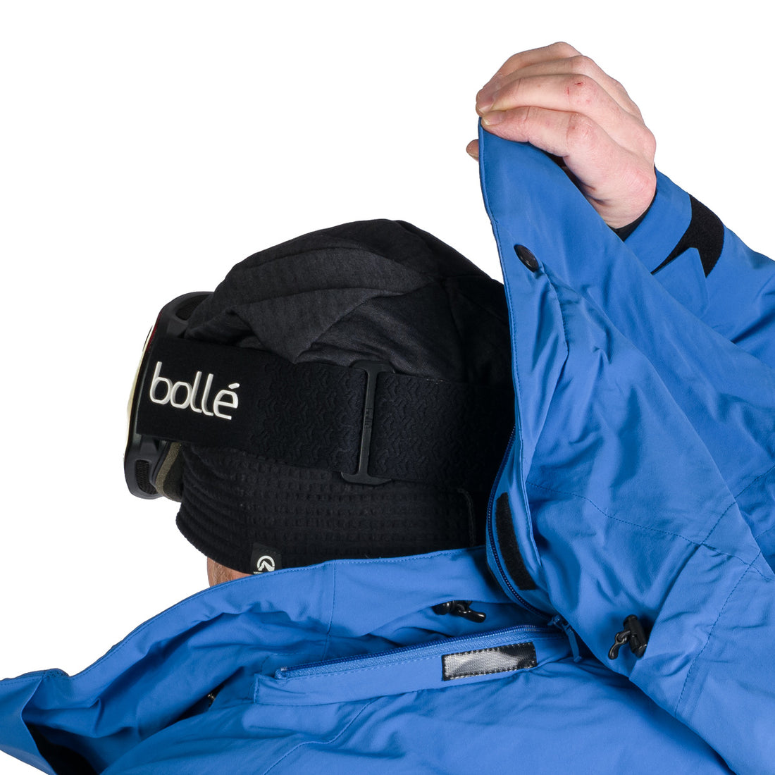 Men's technical ski jacket with full VALERIO equipment
