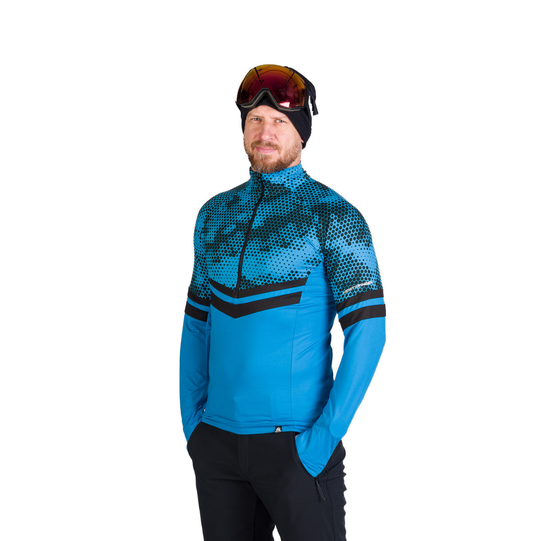 Men's technical ski sweater VALARIE