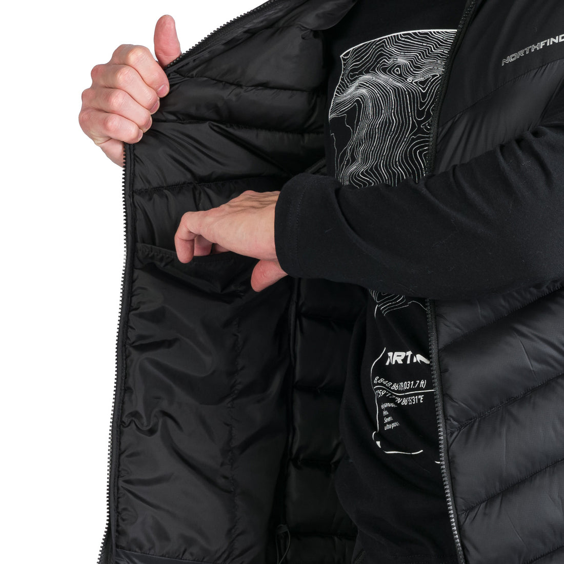 Men's tourist insulated vest FILIPPO