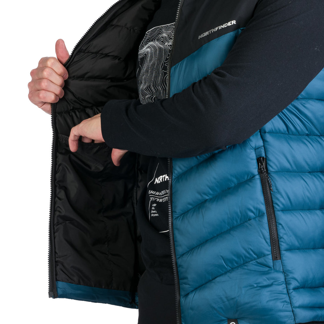 Men's tourist insulated vest FILIPPO