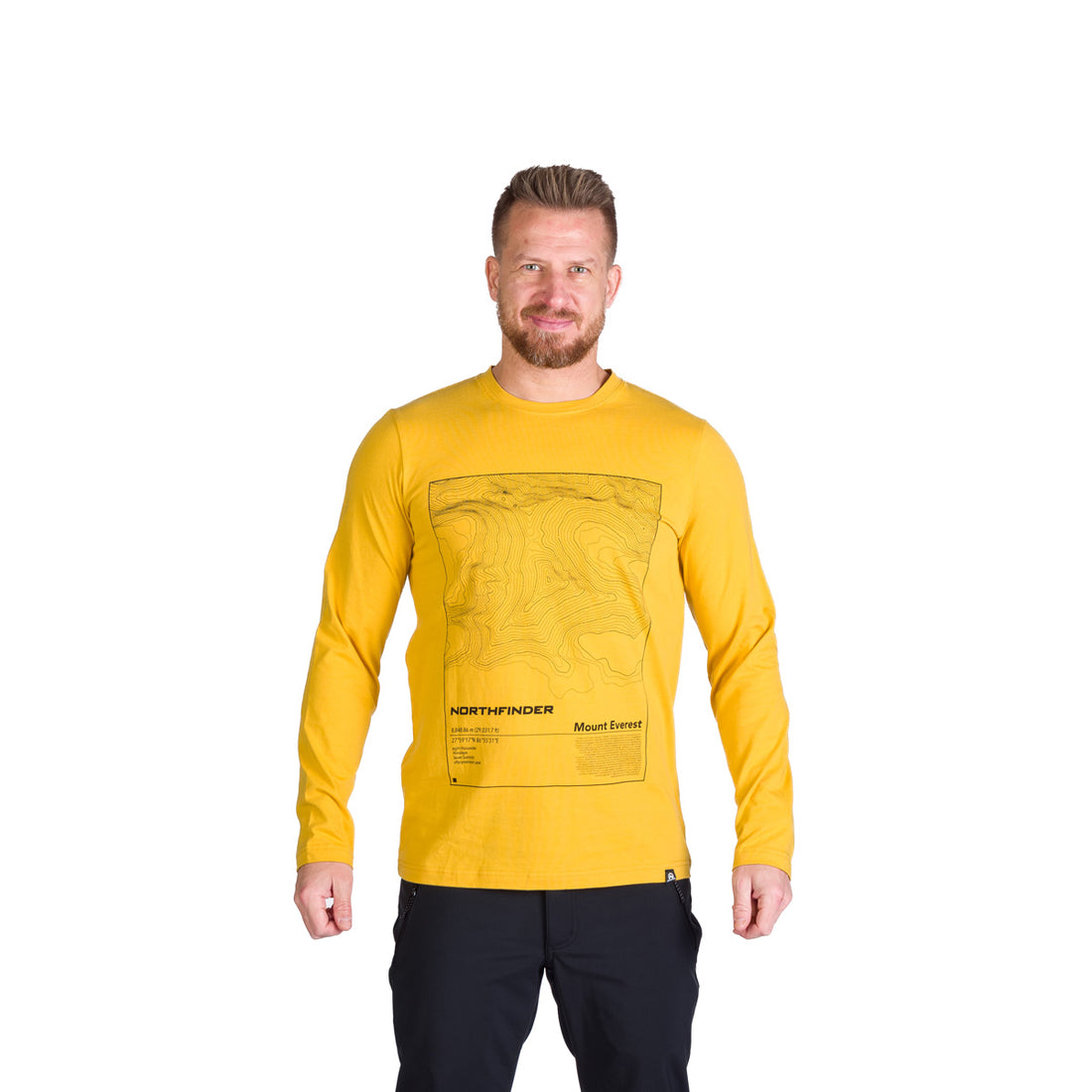 Men's tourist t-shirt from organic cotton HENDERSON