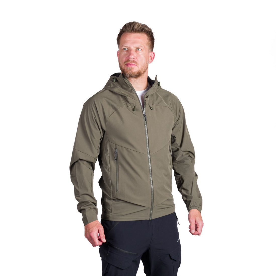  Men's trekking hybrid softshell active jacket CIRO