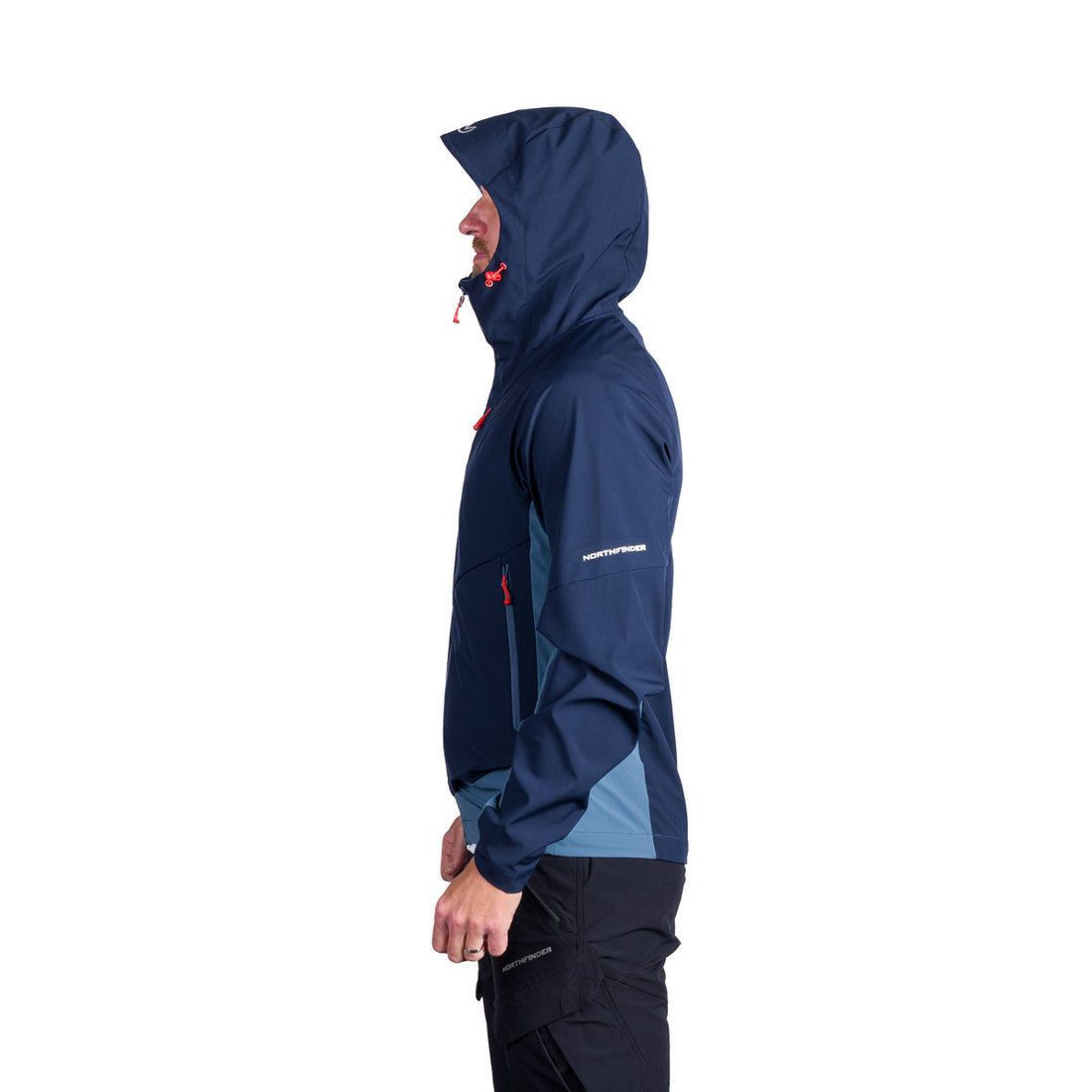  Men's trekking hybrid softshell active jacket CIRO