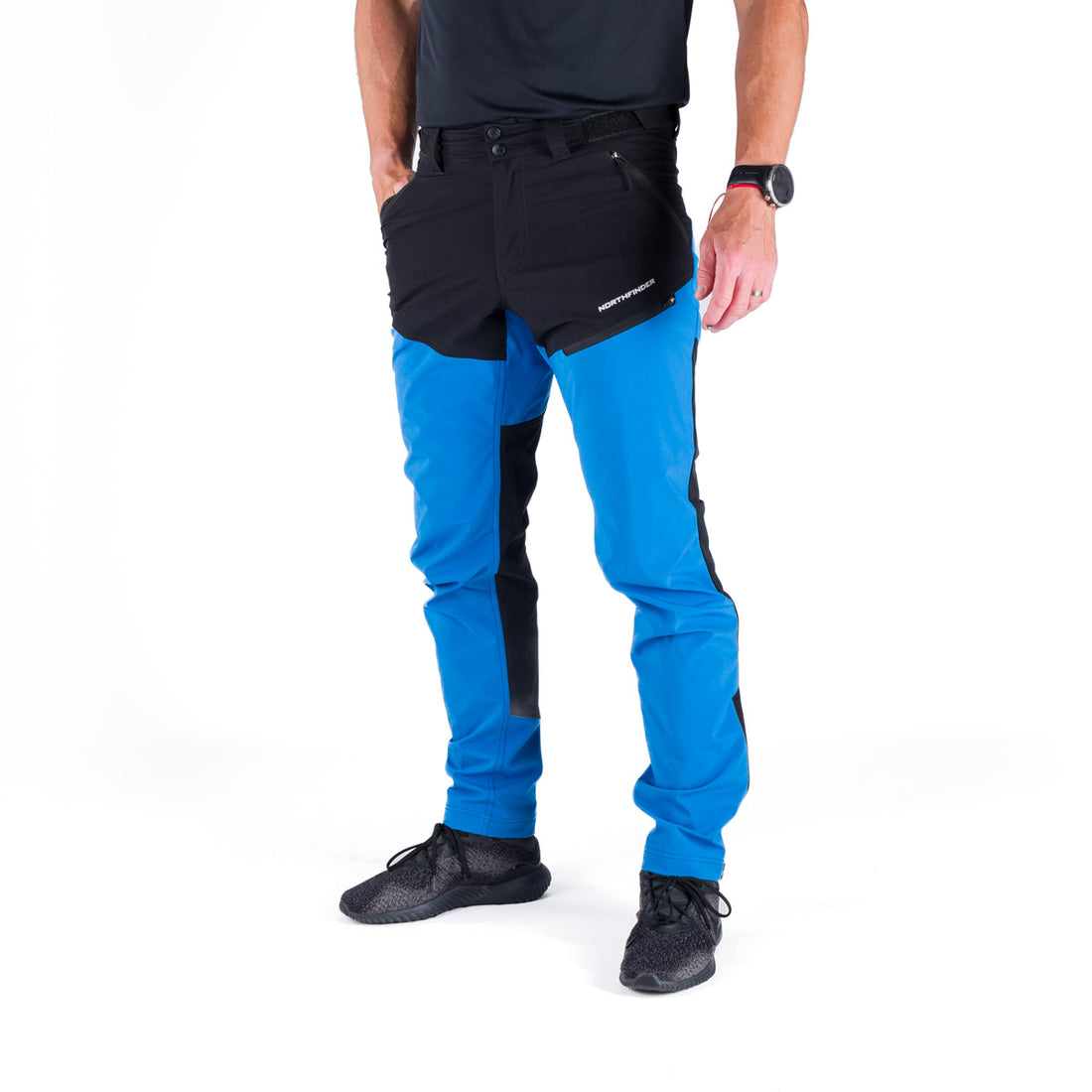  Men's trekking hybrid softshell pants FIERO