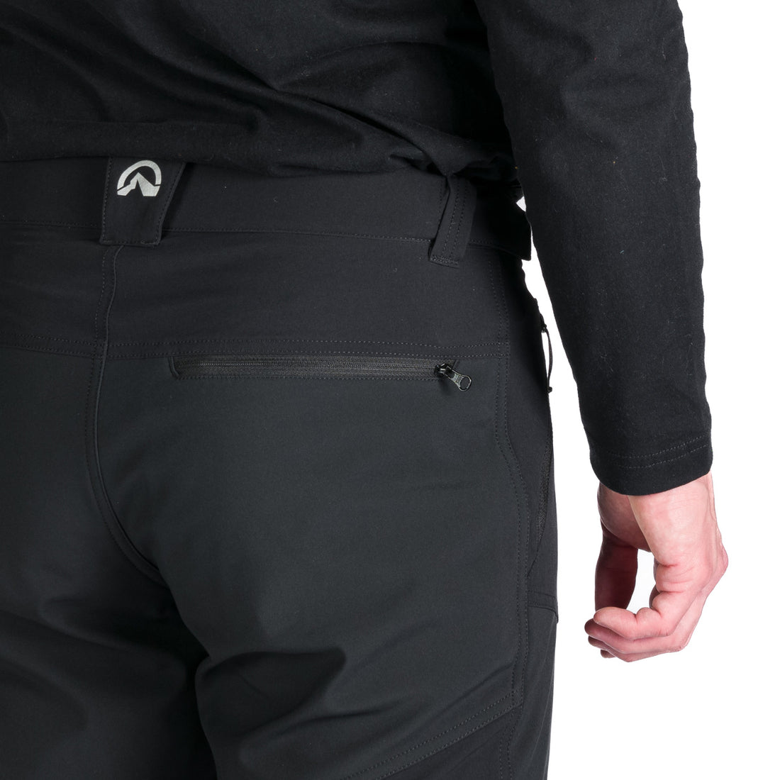 Men's trekking hybrid softshell pants NICOLA