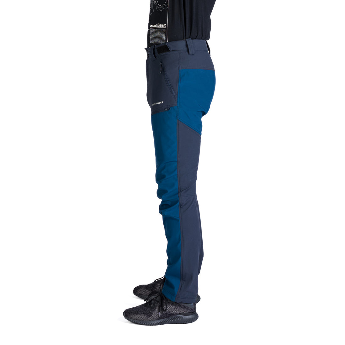 Men's trekking hybrid softshell pants NICOLA