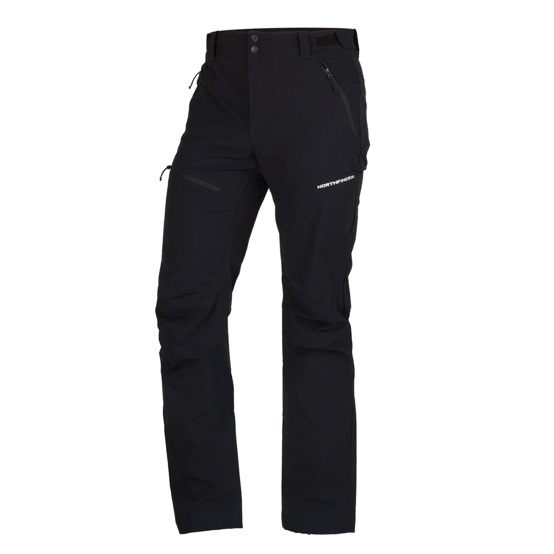 Men's trekking technical regular fit stretch trousers AURELIAN