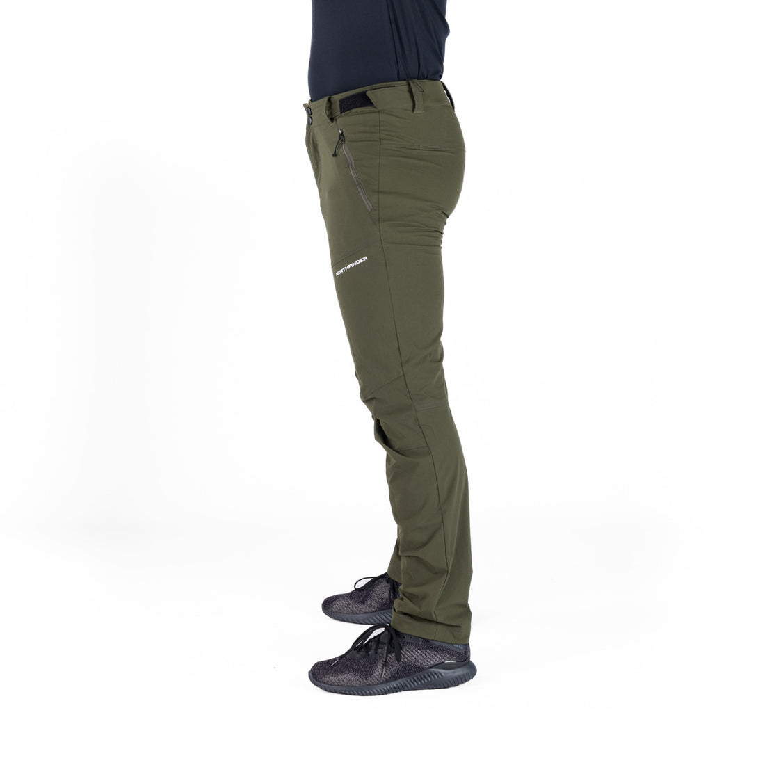 Men's trekking technical regular fit stretch trousers AURELIAN