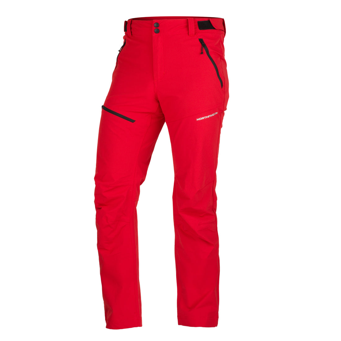 Men's trekking technical regular fit stretch trousers AURELIAN