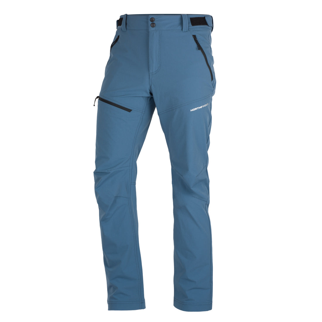 Men's trekking technical regular fit stretch trousers AURELIAN