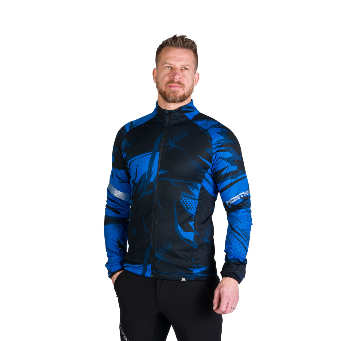 MI-36511SKP men's ski-touring sweater active sport half zip techno stretch SULOV