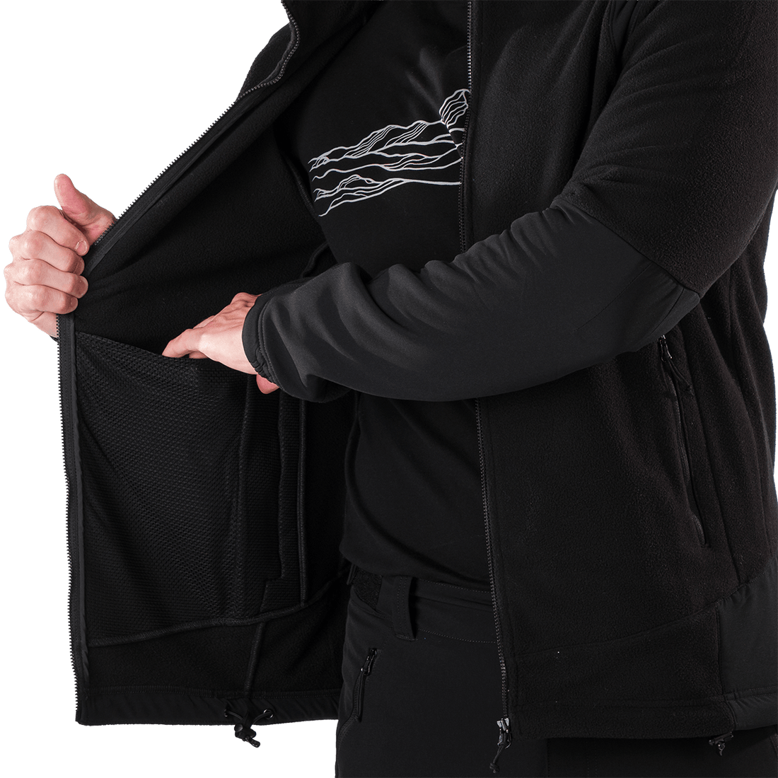 MI-3800OR men's outdoor fleece sweater EMMET