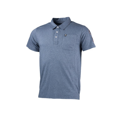 NORTHFINDER men's polo t-shirt melange cotton BERTIN